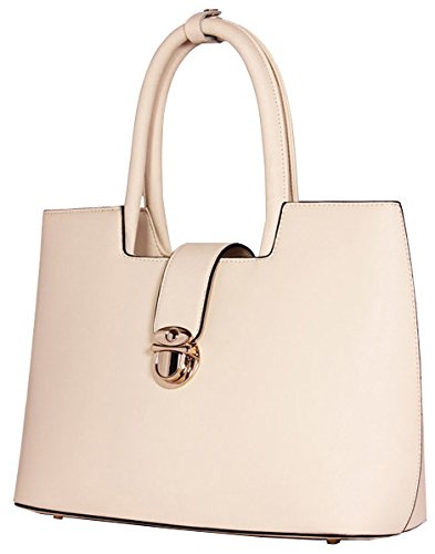 ilishop Women’s New Fashion Artistic Classy Handbag Shoulder Bag For Women (Beige)