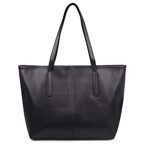 Jack&Chris Women’s Genuine Leather Tote Bag Handbag Shoulder Bag,WBDZ038