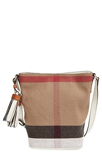 Burberry ‘Mini Susanna’ Canvas Check Bucket Bag