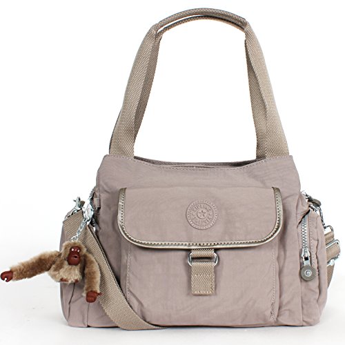 Kipling Felix (Fairfax) L Shoulder Bag Crossbody Natural Beige Dusk DRY Comb