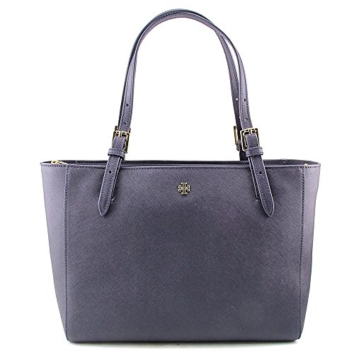 Tory Burch York Small Buckle Women Blue Tote NWT