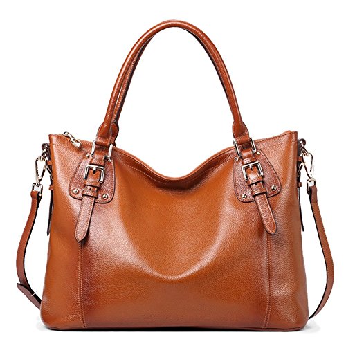 Obosoyo Women’s Handbag Genuine Leather Tote Shoulder Bags Soft Hot