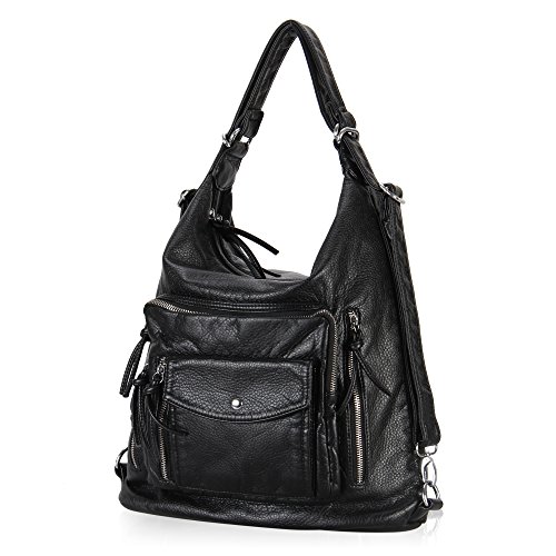 Hynes Victory Womens Convertible Shoulder Handbag Backpack