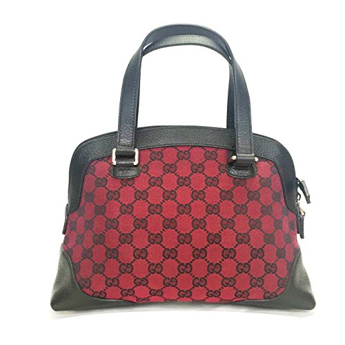 GUCCI RED LETTERS PRINTED HANDBAG 272378