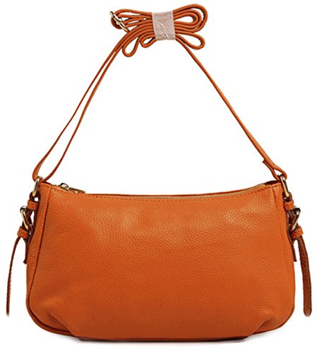 Hereby Kuer(TM) Women Soft Leather Retro Shoulder Bag Cross Body Handbag satchel Purse