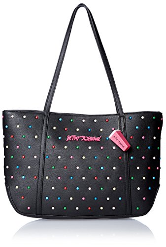 Betsey Johnson Women’s Candy Dots Tote, Black