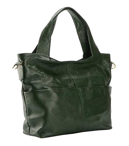 SAIERLONG Ladies Designer Womens Cowhide Genuine Leather Handbags Shoulder Bags