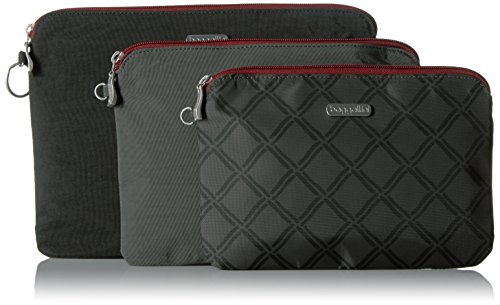 Baggallini 3 Pouch Travel Set CHL LK Cosmetic Bag