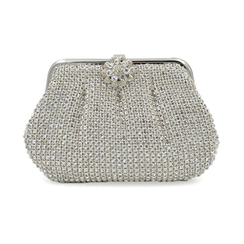 ILILAC Rhinestone Clutch Purse Glitter Evening Handbags