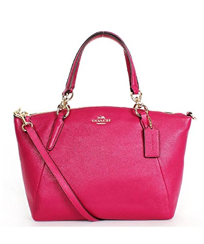 Coach Leather Small Kelsey Cross Body Bag Pink