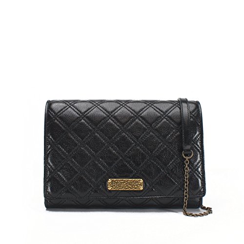 Marc Jacobs Baroque All in One Clutch/Crossbody Convertible Bag, Black Brass