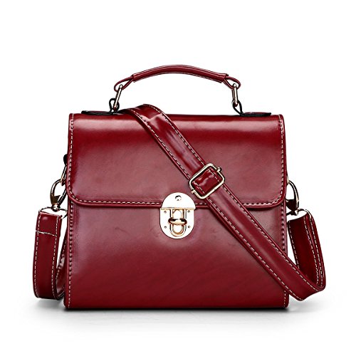 SOTICA Women’s Leather Fashion Handbag Cross Body Shoulder Bag Portable Bag