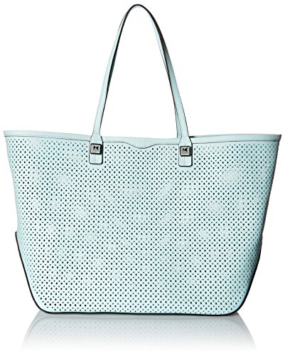 Rebecca Minkoff Everywhere with Diamond Perf Tote Bag, Light Mint, One Size