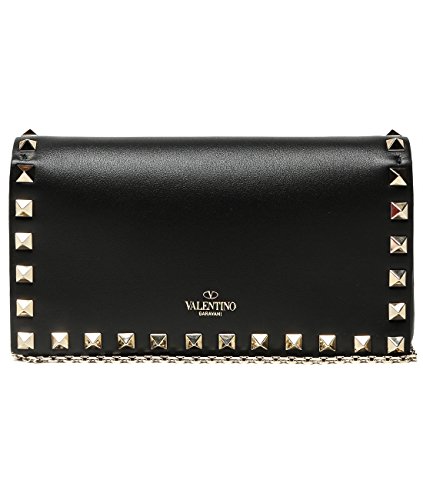 Wiberlux Valentino Women’s Rockstud Detailed Real Leather Mini Bag