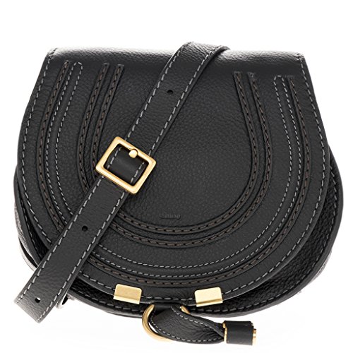 Chloe Women’s Marcie Mini Saddle Bag Black