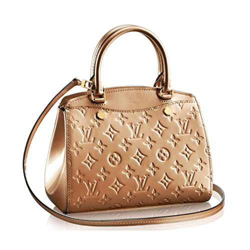 Authentic Louis Vuitton Monogram Vernis Leather Brea PM Handbag Article: M50809 Mordore Made in France