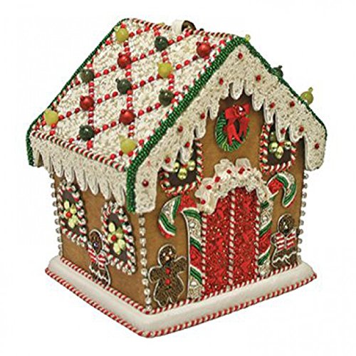 Mary Frances Gingerbread House Beaded Jeweled Christmas Holiday Santa Handbag Purse