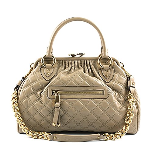 Marc Jacobs Classic Quilted Stam Satchel Bag, Clay