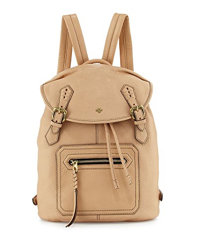 OrYANY Jaylin Leather Backpack, Almond