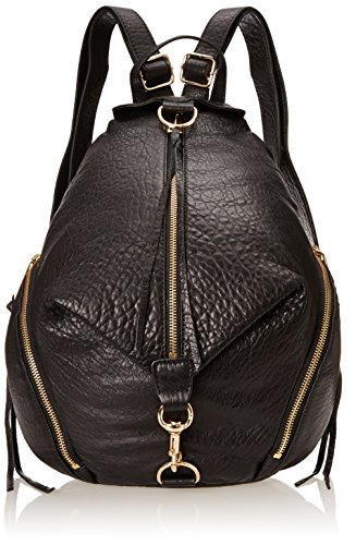 Rebecca Minkoff Julian Backpack Handbag, Black/Black,One Size