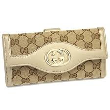 Gucci Original Gg Continental Wallet Beige Off White Box