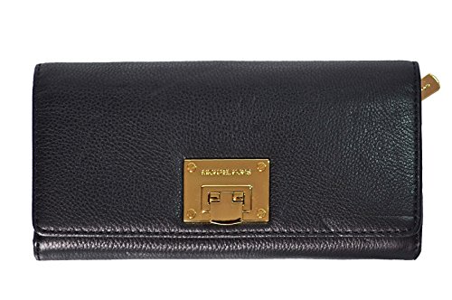 Michael Kors Astrid Carryall Genuine Leather Wallet Black