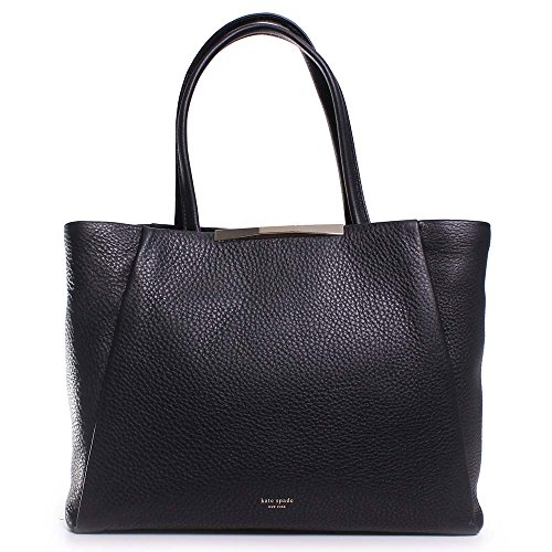 Kate Spade PXRU4928-001 Women’s Astor Row Zora Black Pebbled Leather Shoulder Bag