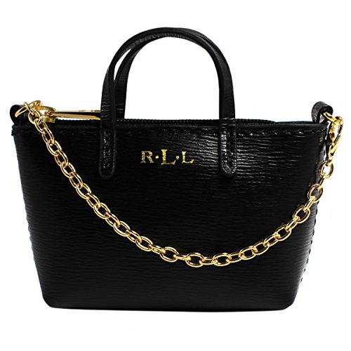 Lauren Ralph Lauren Women’s Newbury Mini Handbag Charm, Black
