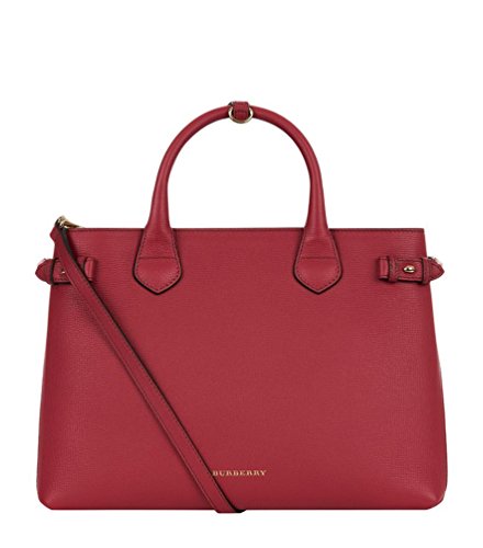 Burberry ‘Medium Banner’ House Check Leather Tote