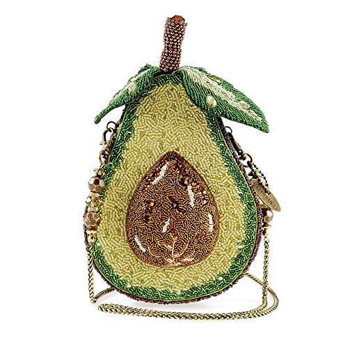 Mary Frances Ripe Avocado Embellished Handbag