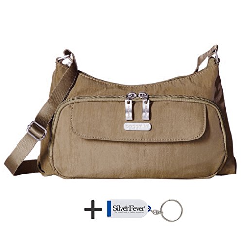 Baggallini Handbag Crinkle Shoulder Purse (Portobello)