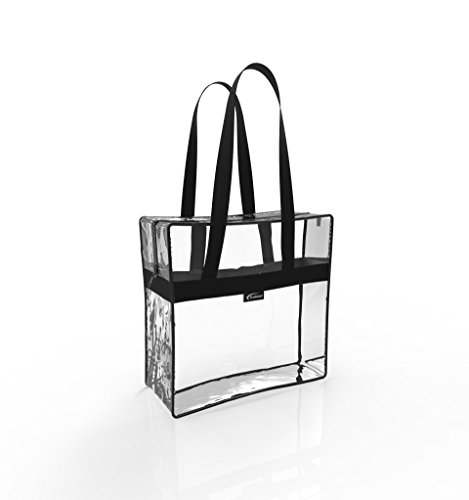 Trained Sports Clear Tote Bag NFL Stadium Approved, 12″ X 12″ X 6″