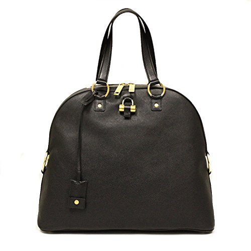 Saint Laurent YSL Oversized XL Muse Black Leather Shoulder Bag 368220