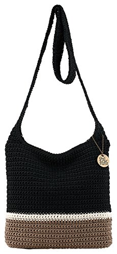 THE SAK Riveria Colorblock Crossbody Handbag One Size Black/taupe