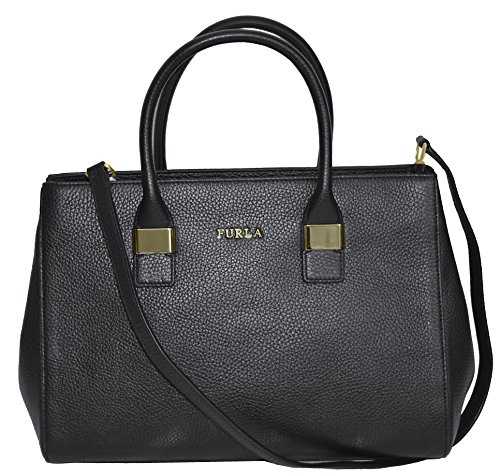 Furla Amelia Leather Medium Tote Shoulder Bag Handbag Purse