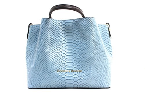 Dooney & Bourke Large Barlow Double Handle Bag (Dusty Blue)