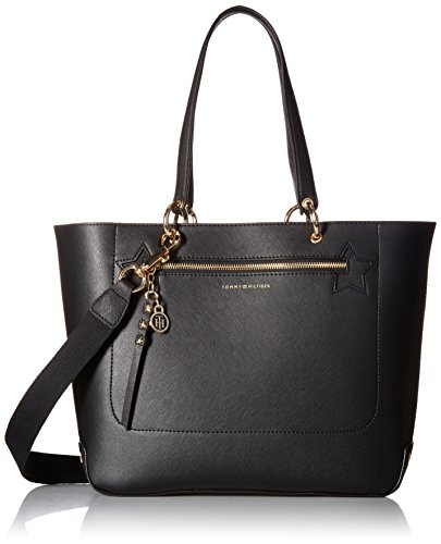 Tommy Hilfiger Item Travel Tote Bag for Women, Black