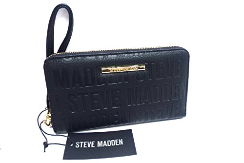 Steve Madden Wristlet/Wallet/Cell Phone Holder Black