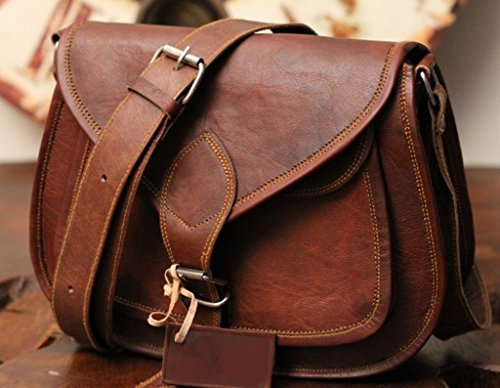 QualityArt Hippe Style Leather Purse Designer Crossbody Shoulder Bag Travel Satchel Women Handbag Ipad Bag