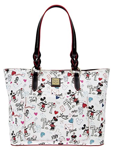 Disney Dooney And Bourke Mickey & Minnie Sweethearts Love Je t’aime Large Tote Shopper Bag