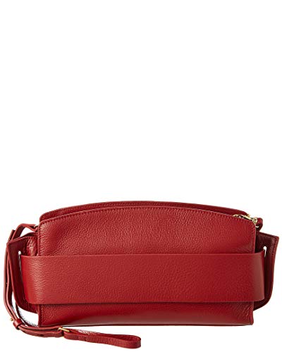 Halston Heritage Large Convertible Leather Clutch