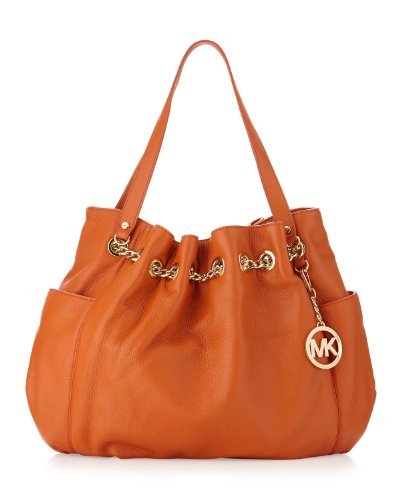 Michael Kors Jet Set Chain Ring Tote-tangerine