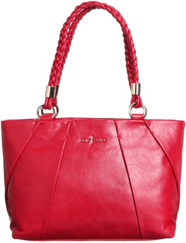 Cole Haan Womens Adele Small Tote Shoulder Bag, Velvet Red, One Size