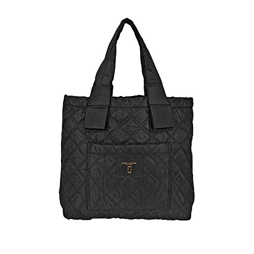 Marc Jacobs Quilted Tote Leather/Nylon Black M0013510-001