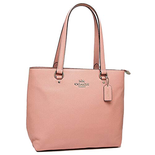 Coach Pebbled Leather Bay Tote Purse – #F48637 – Petal/Pink
