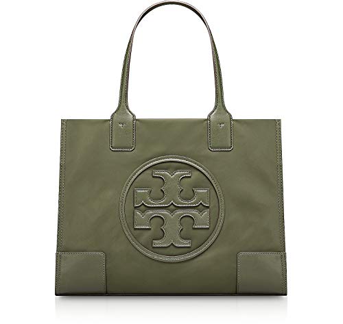 Tory Burch Ella Unisex Medium Green Nylon Tote Bag 45211-332