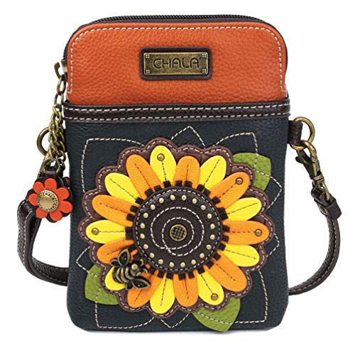 Chala Handbags Sunflower Cellphone Crossbody Handbag