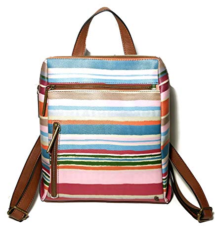 ELLIOTT LUCCA Lala St Wc Olvera Stripe Pink Multi Backpack