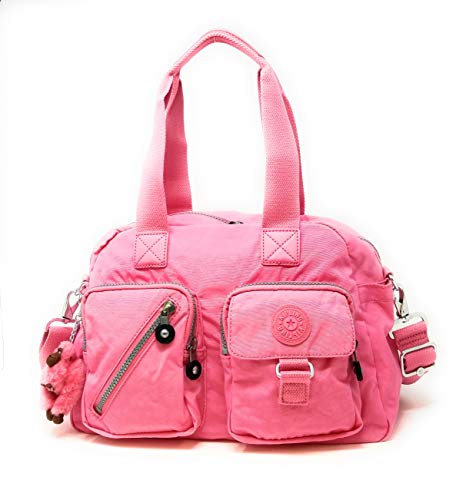 Kipling Defea Metallic Handbag (One Size, Posey Pink)