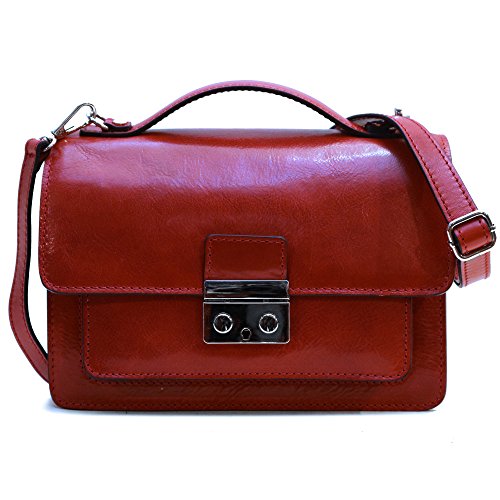 Floto Milano Mini Full Grain Leather Satchel Handbag